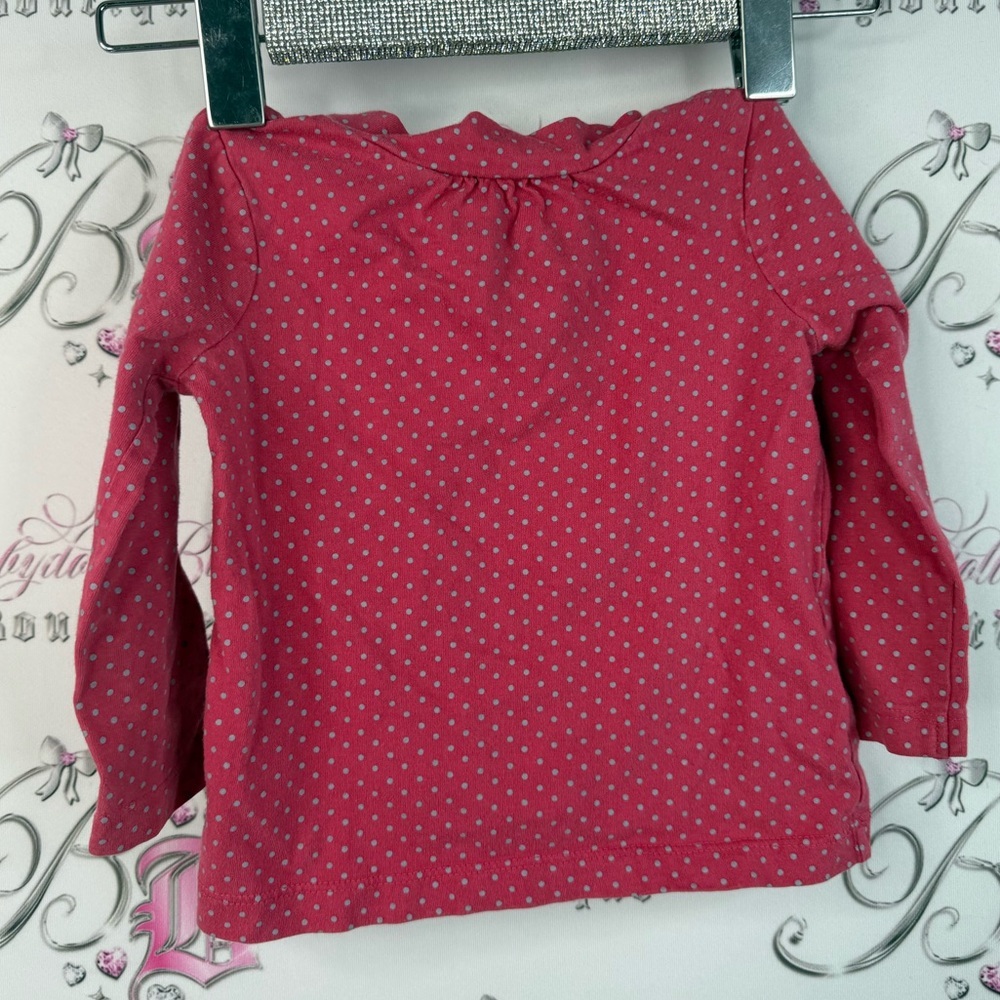 Genevieve Lapierre collection shirt Charming Red Polka Dot Long Sleeve Kids Tee
